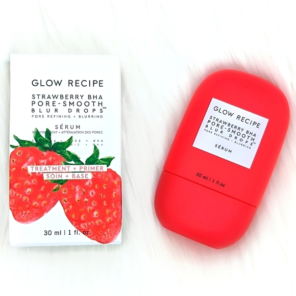 Glow Recipe Other - 🔴 GLOW RECIPE Strawberry BHA Pore Smooth Blur Drops Serum